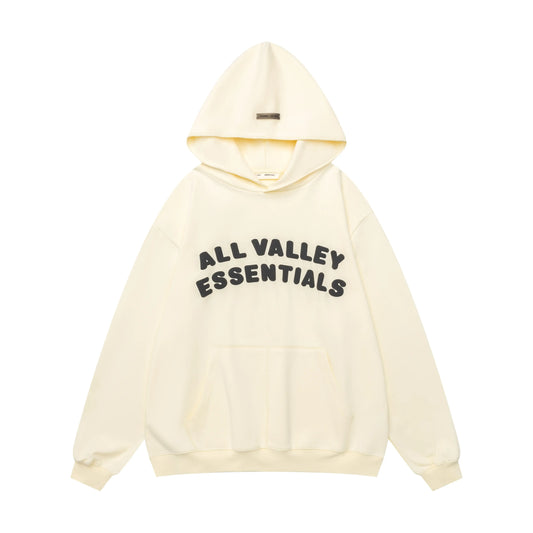 Fear of God Essentials Ivory White Hoodie | Warm Off-White Pullover Essentials Hoodie
