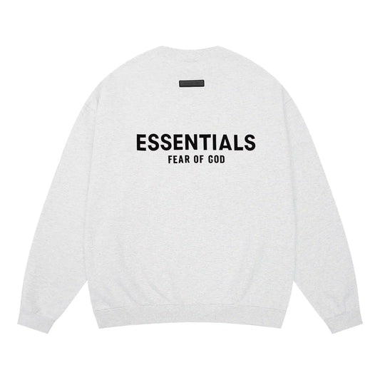 essentials eggshell crewneck sweatshirt soft fleece casual
