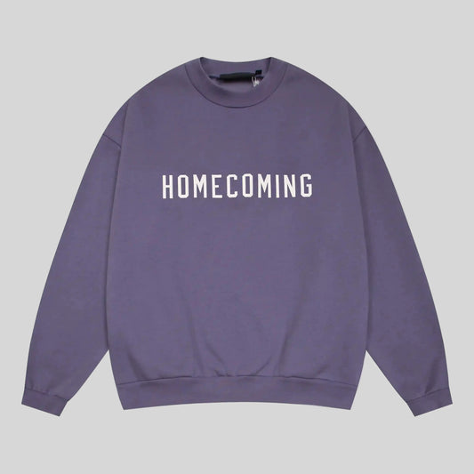 essentials pastel purple sweatshirt relaxed fit streetwear