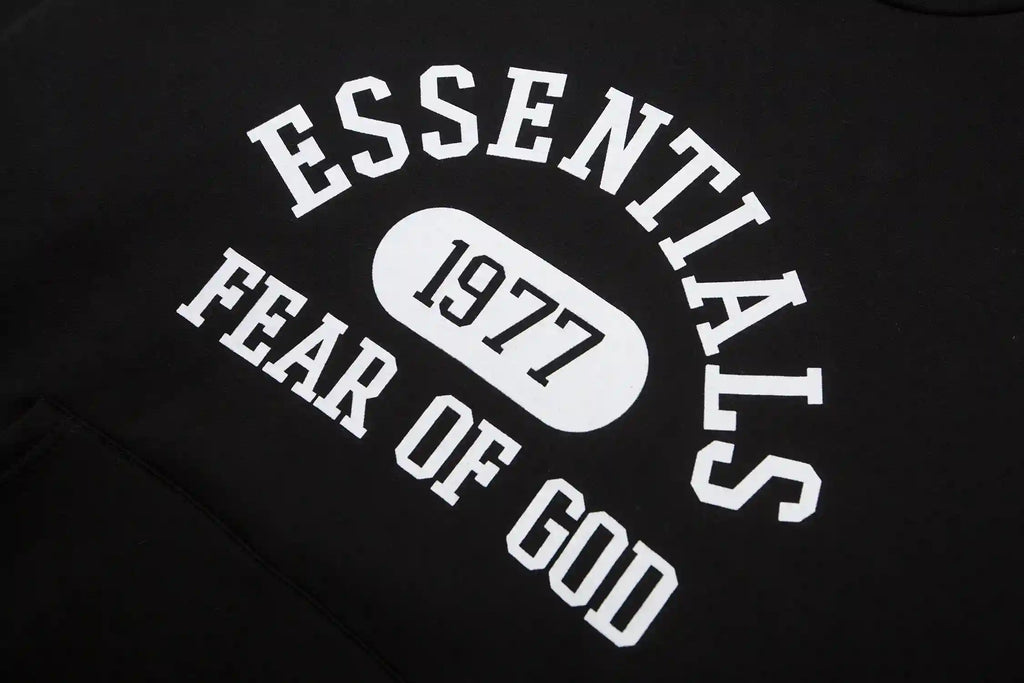 ESSENTIALS Clothing Black Hoodie