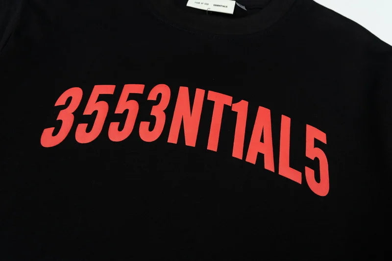 Fear of God ESSENTIALS Black Short Sleeve T-Shirt
