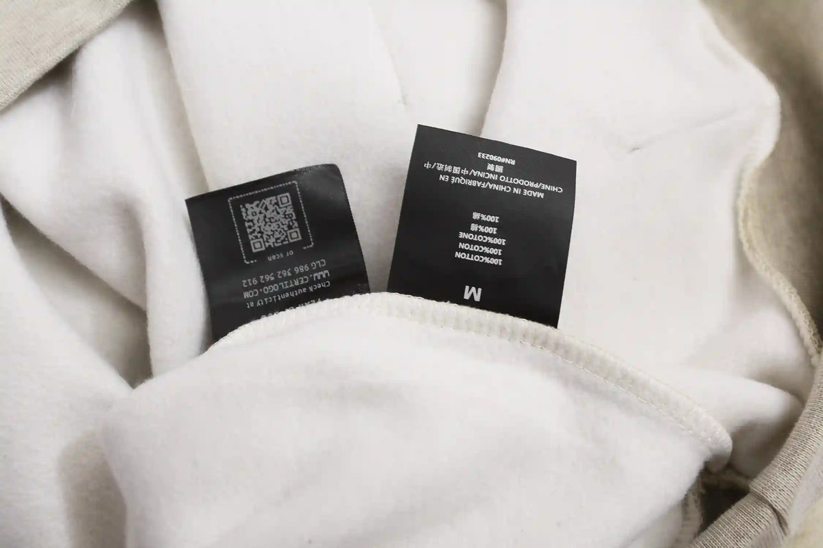 Essentials Hoodie in Ivory White | Relaxed Fleece