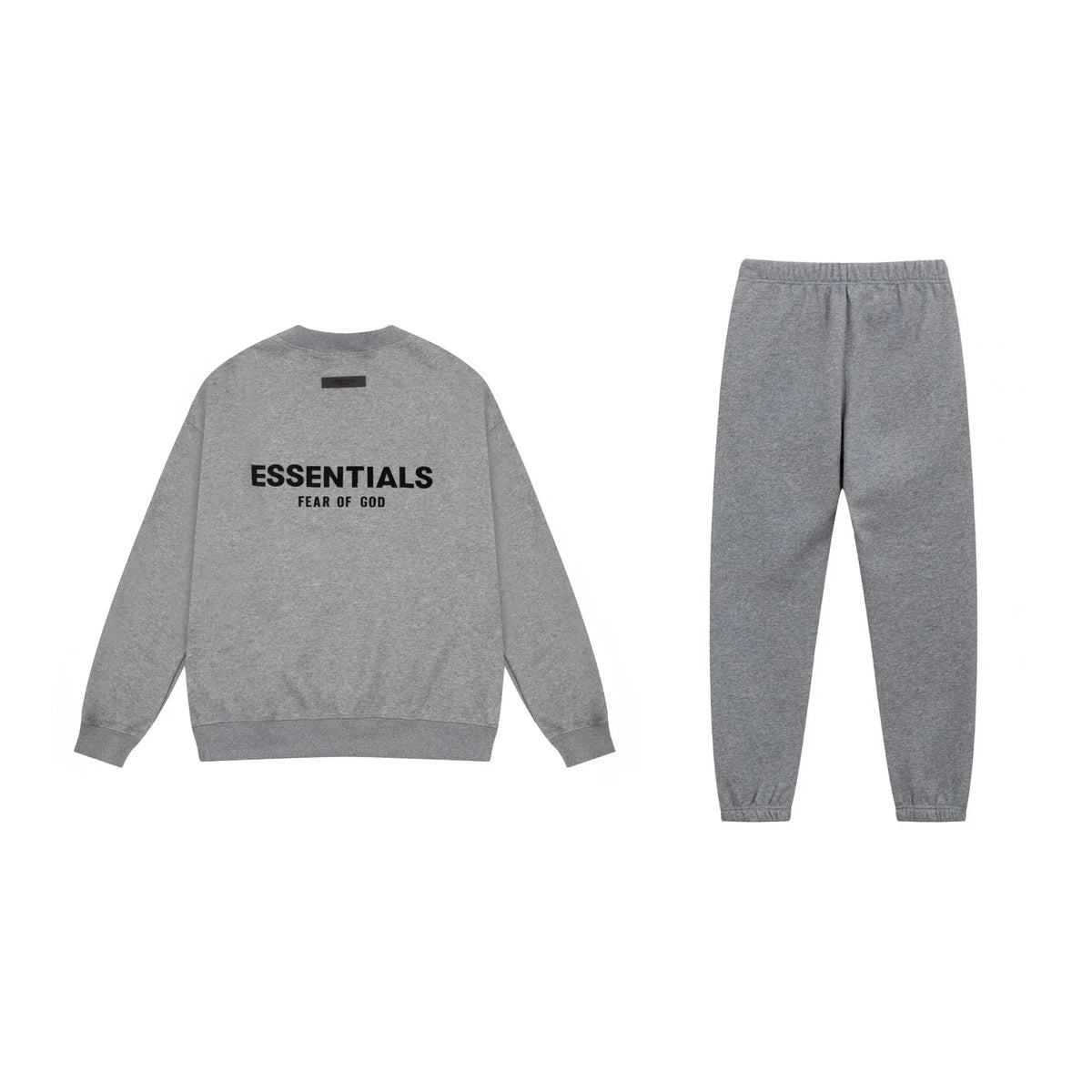 Essentials Dark Heather Oatmeal Fleece Set – Everyday Casual Comfort