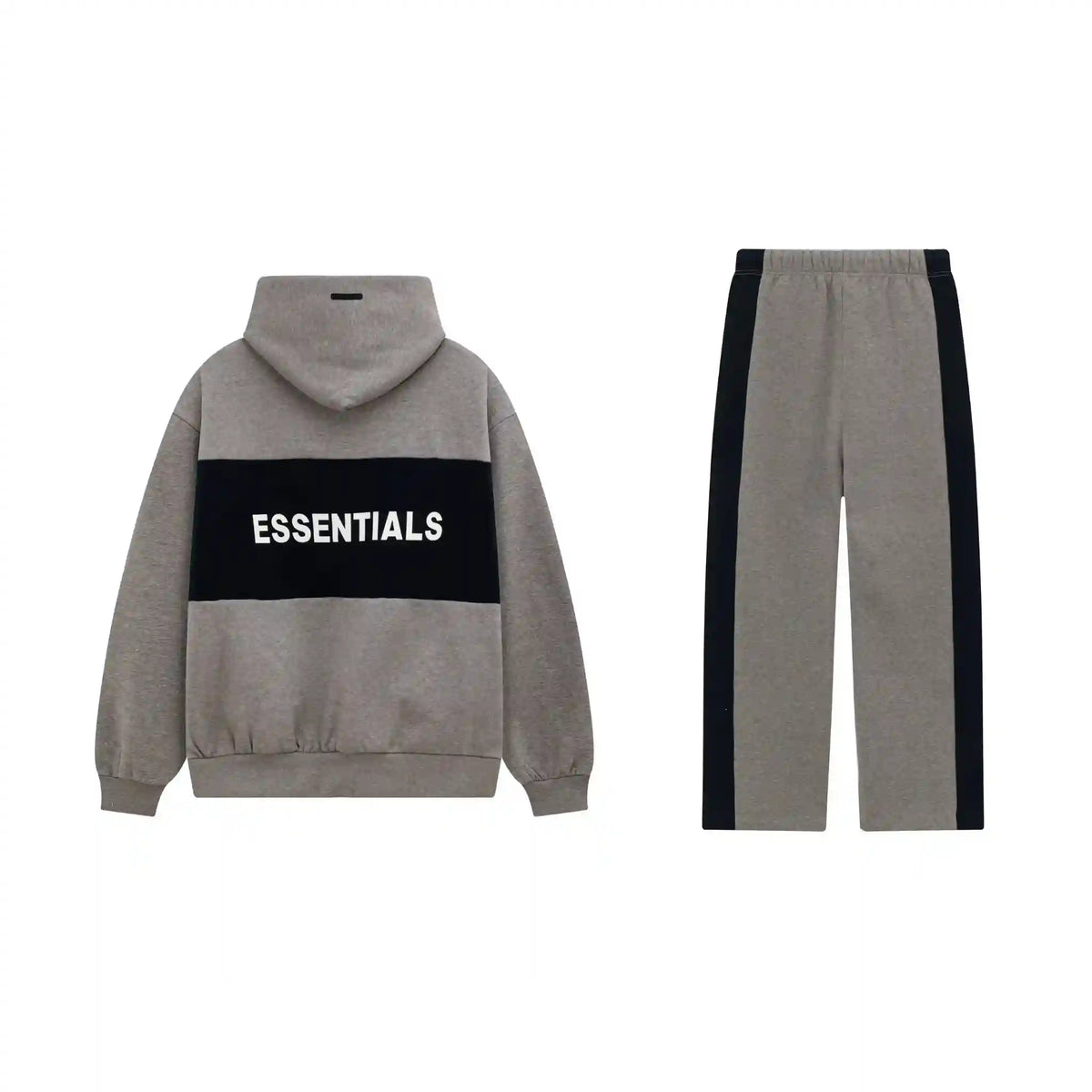 Essentials Tracksuit Pullover in Gray Stone | Everyday Edit