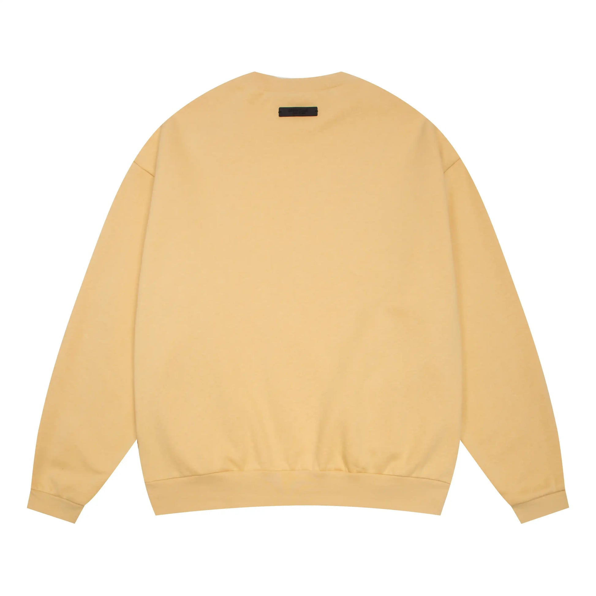 essentials garden yellow crewneck sweatshirt soft fleece casual