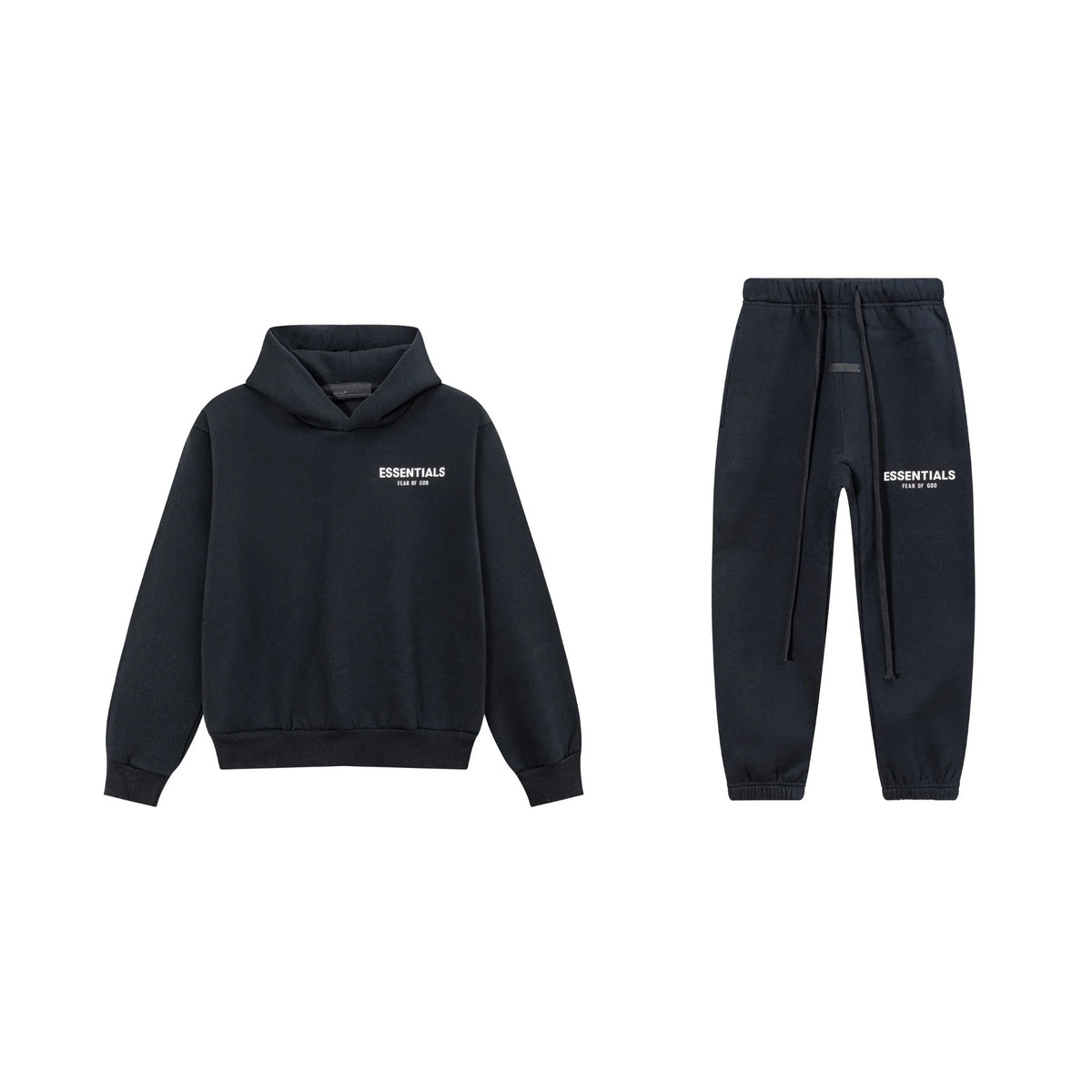 Black Essentials Tracksuit Pullover