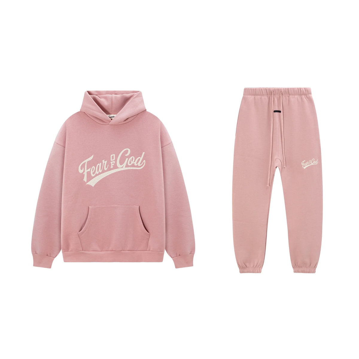 Lavender Pink Essentials Tracksuit Pullover