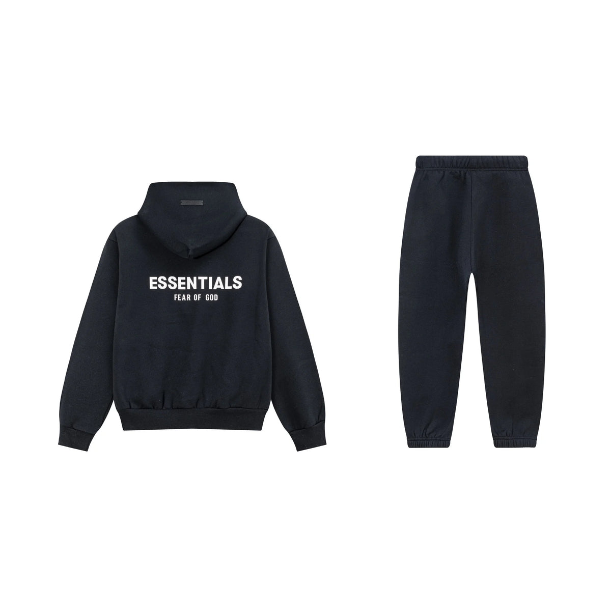Black Essentials Tracksuit Pullover