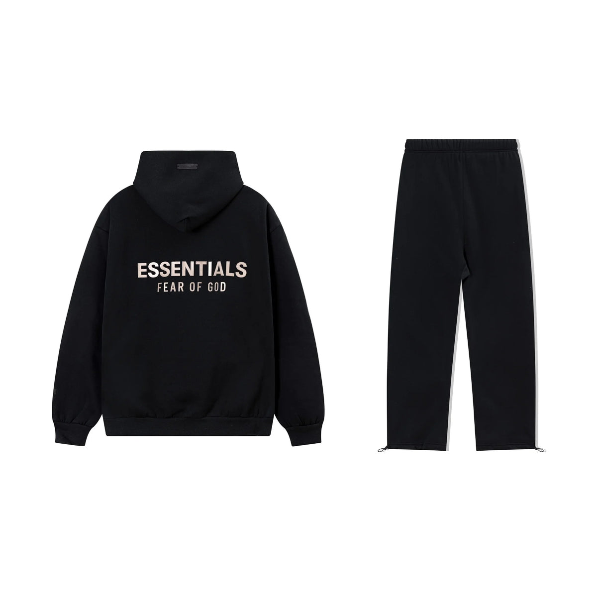 Black Essentials Tracksuit Pullover