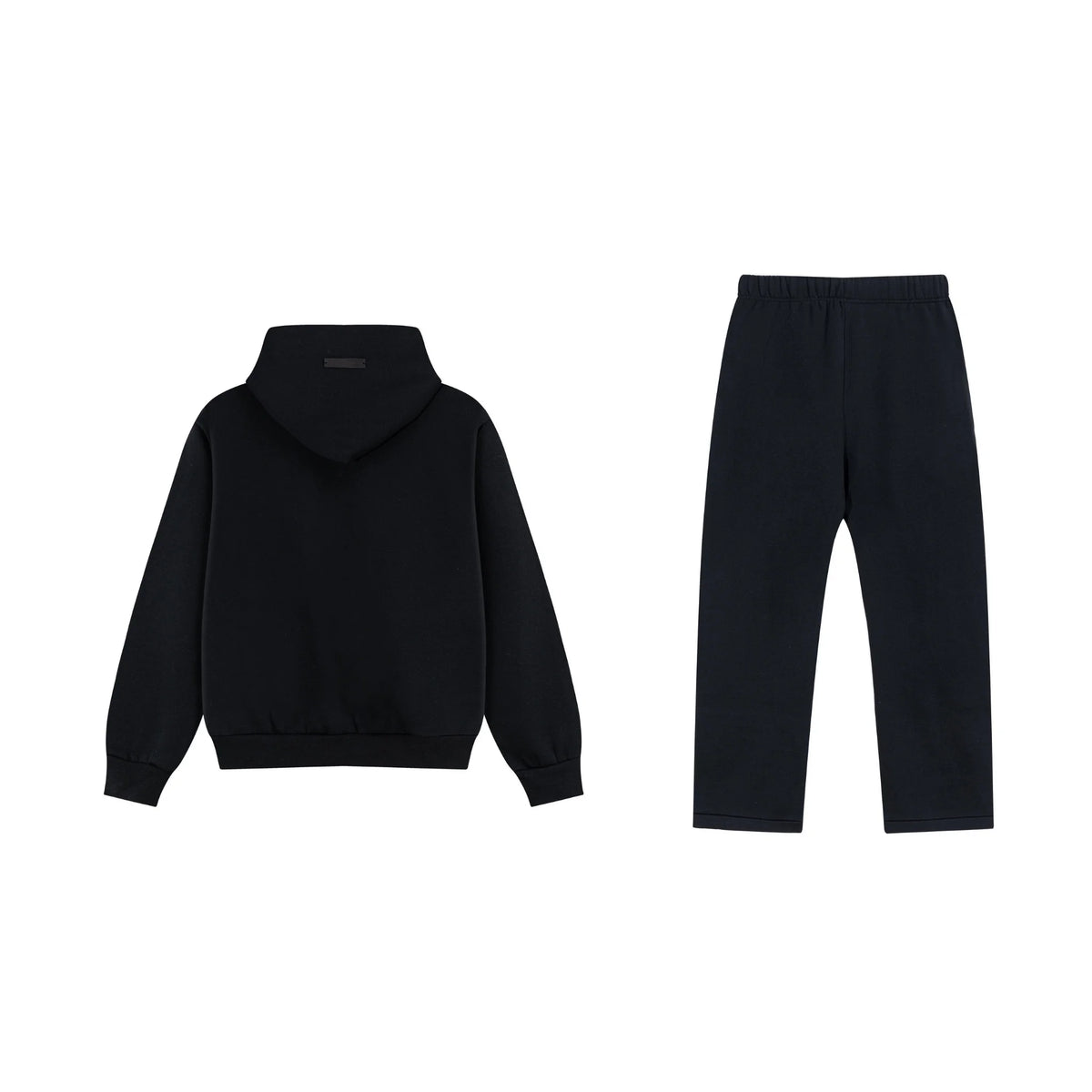 Black Essentials Tracksuit Pullover