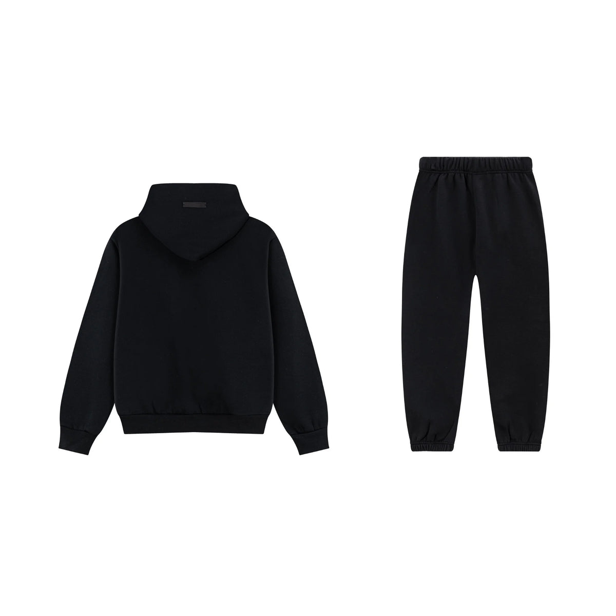 Black Essentials Tracksuit Pullover