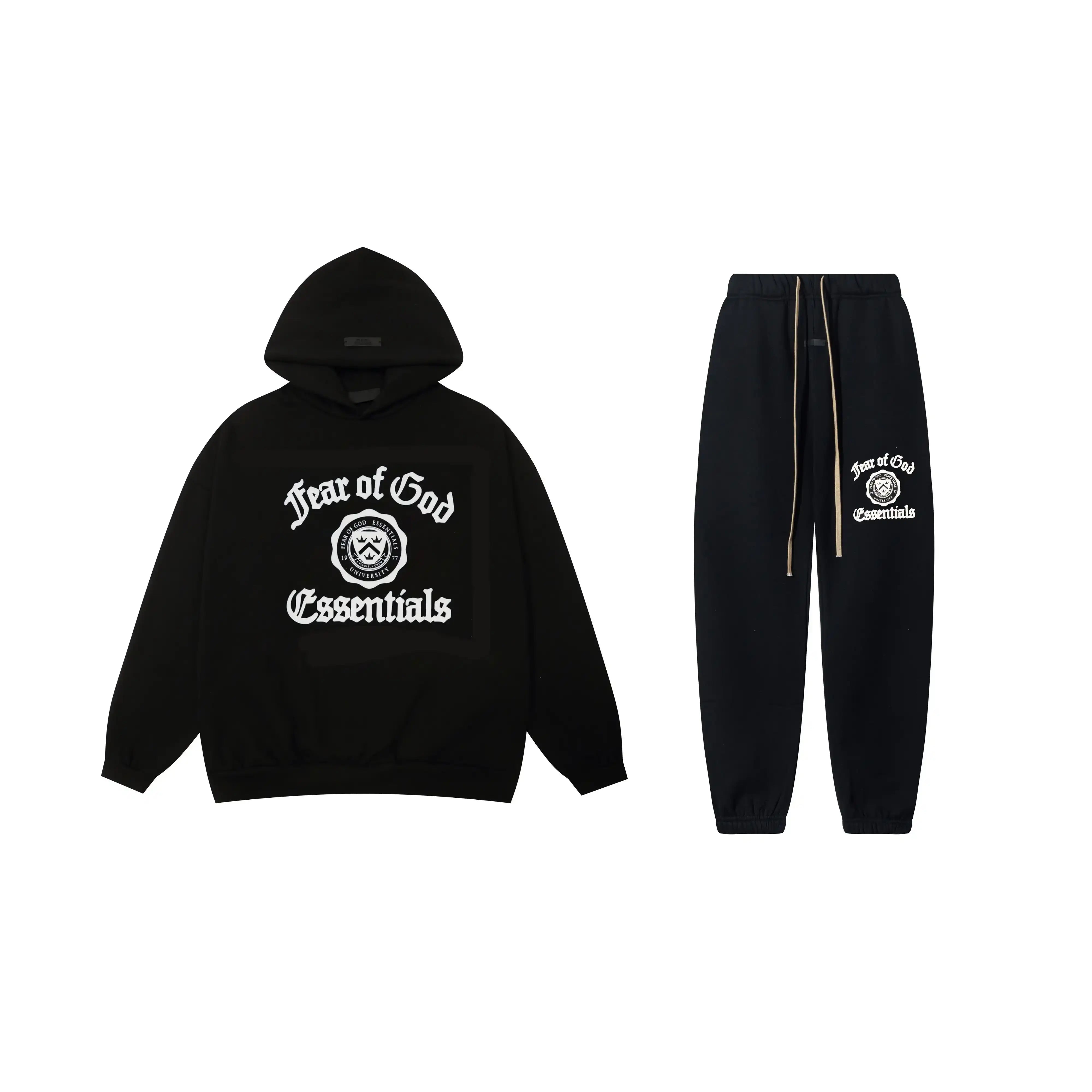 ESSENTIALS Clothing Black Tracksuit