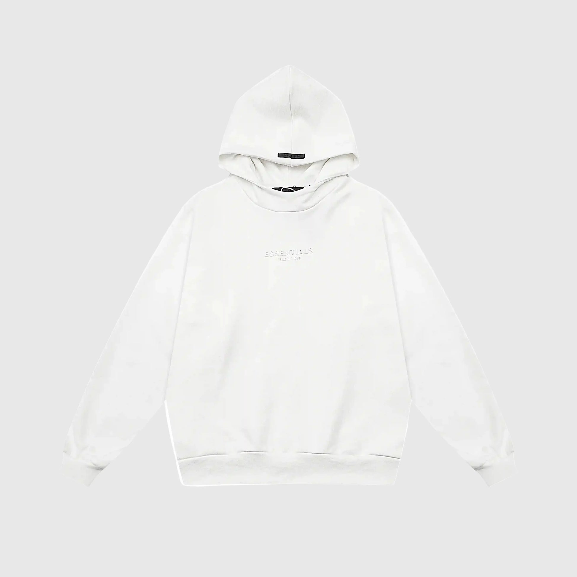 essentials eggshell hoodie relaxed fit streetwear