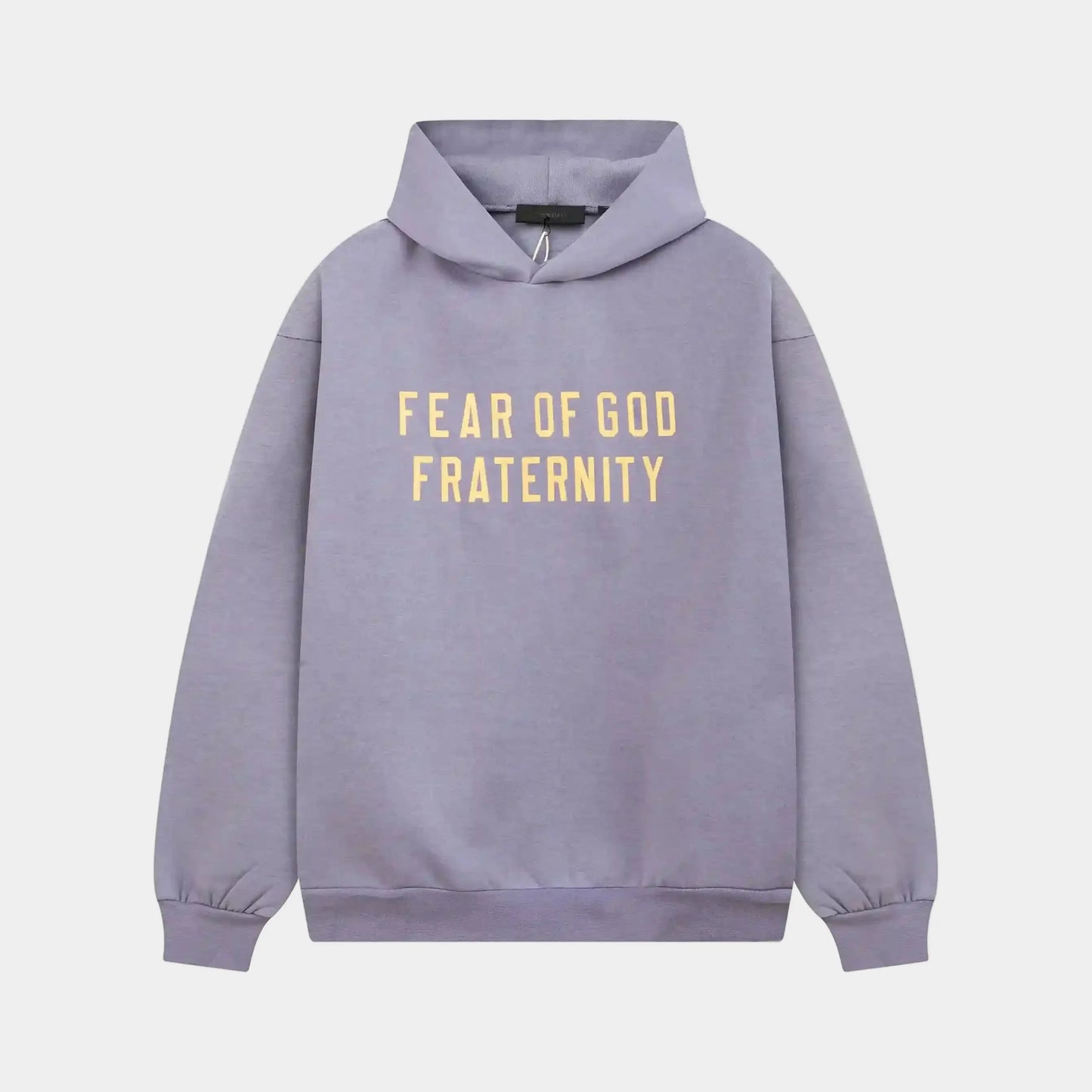 essentials pastel purple hoodie relaxed fit streetwear