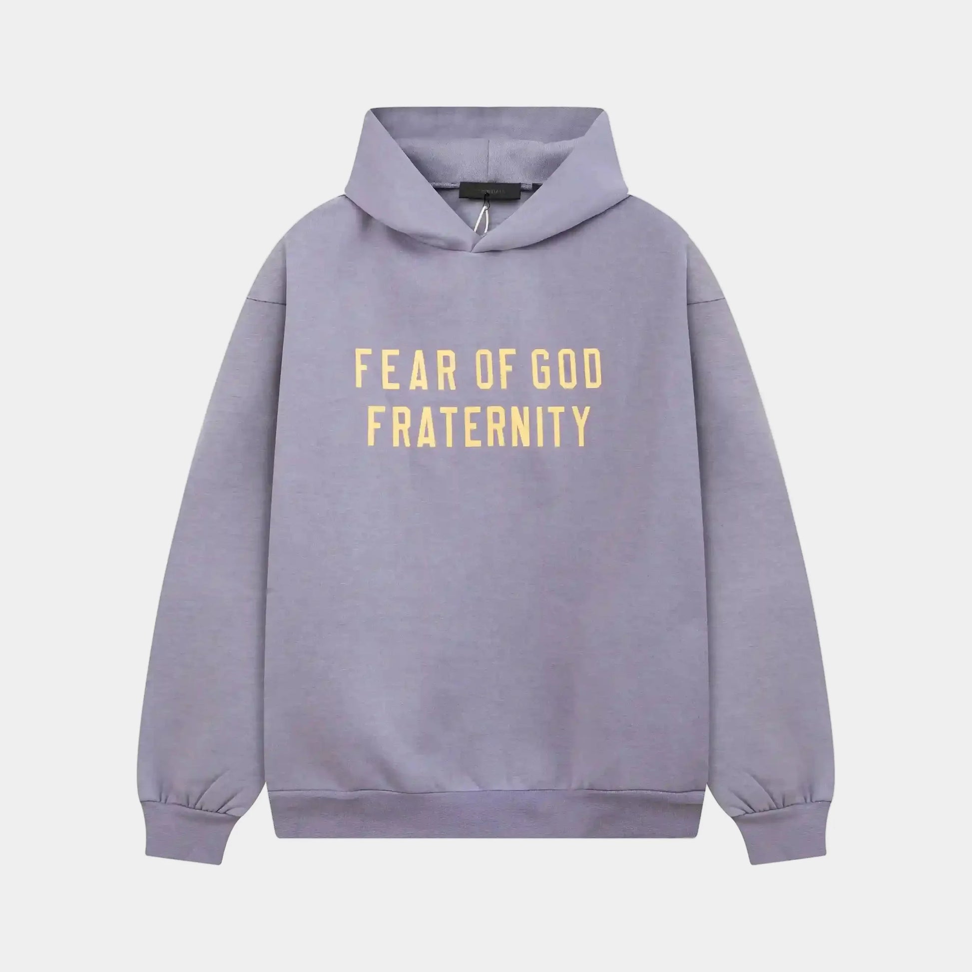 essentials pastel purple hoodie relaxed fit streetwear