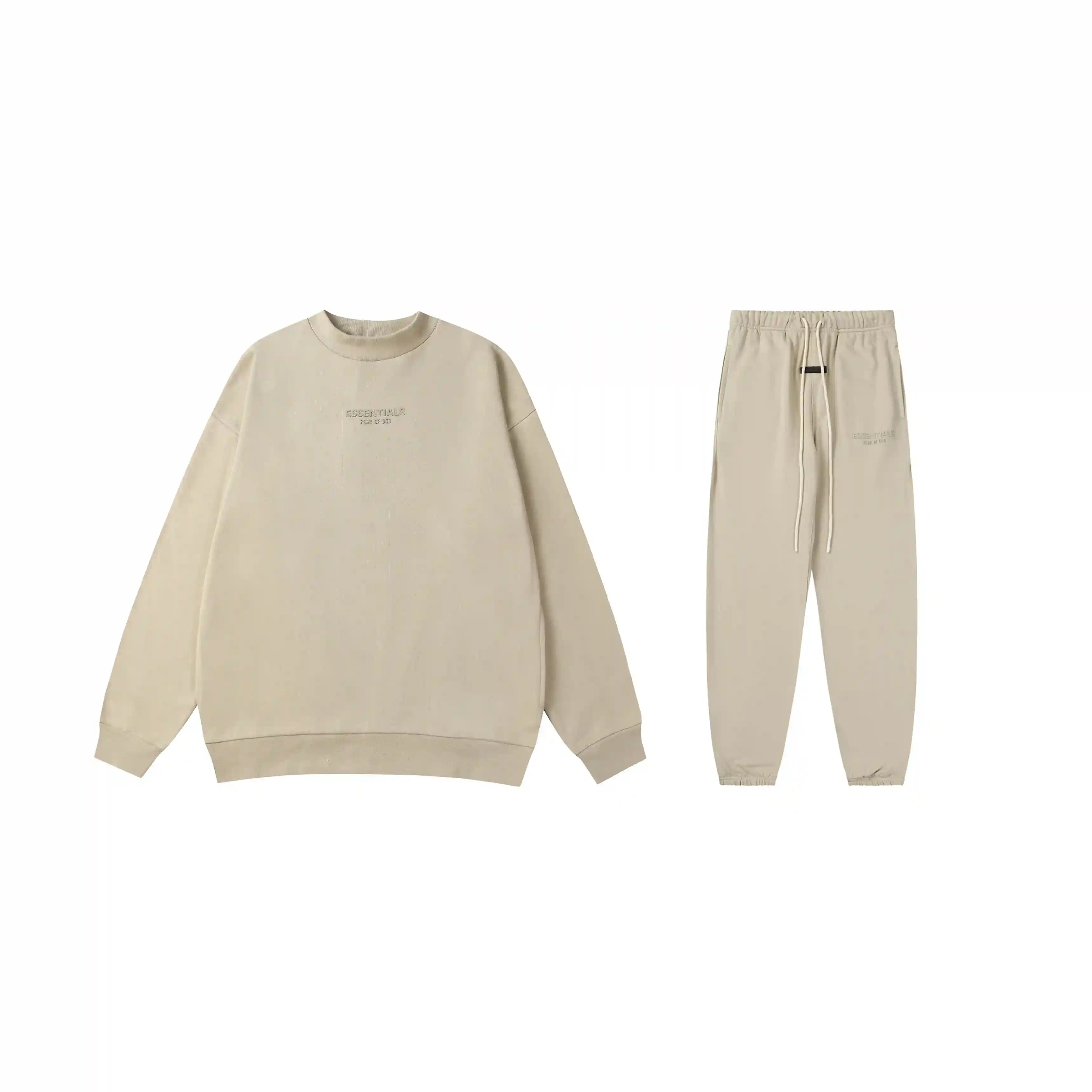 ESSENTIALS Clothing Light Cream Tracksuit