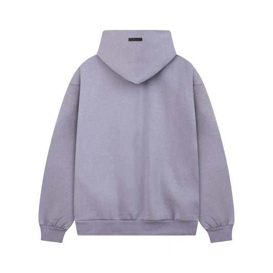 essentials pastel purple hoodie soft fleece pullover casual