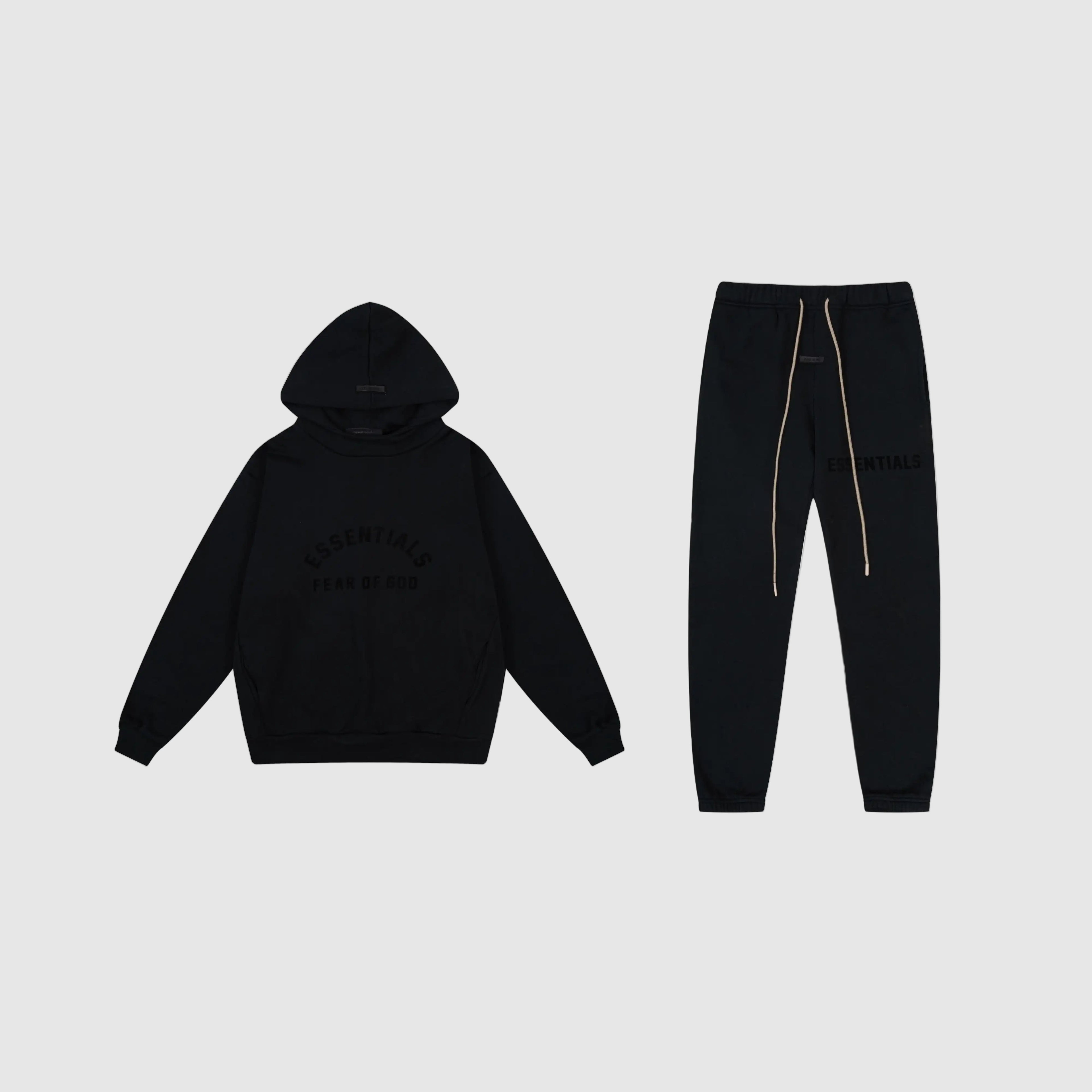 ESSENTIALS Clothing Black Tracksuit