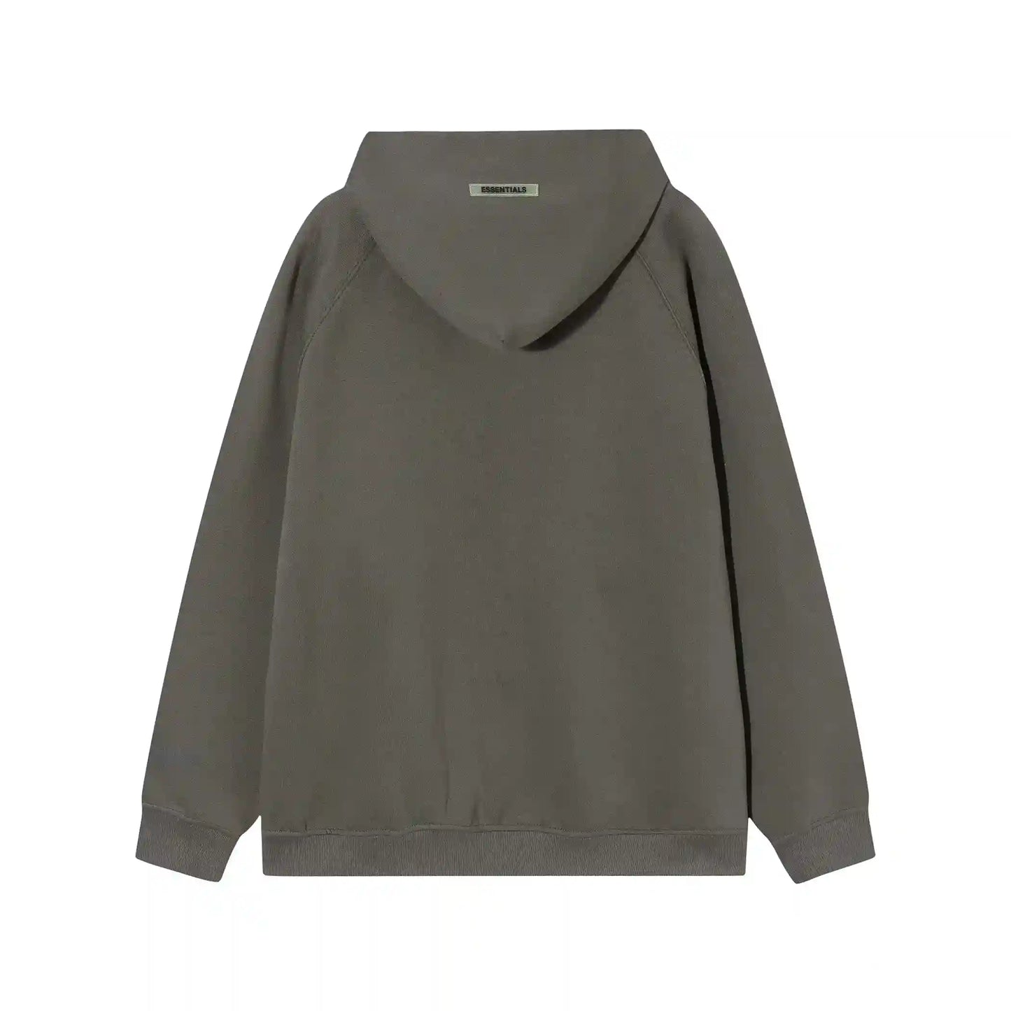 essentials grey tracksuit by Fear Of God ribbed cuffs waistband detail