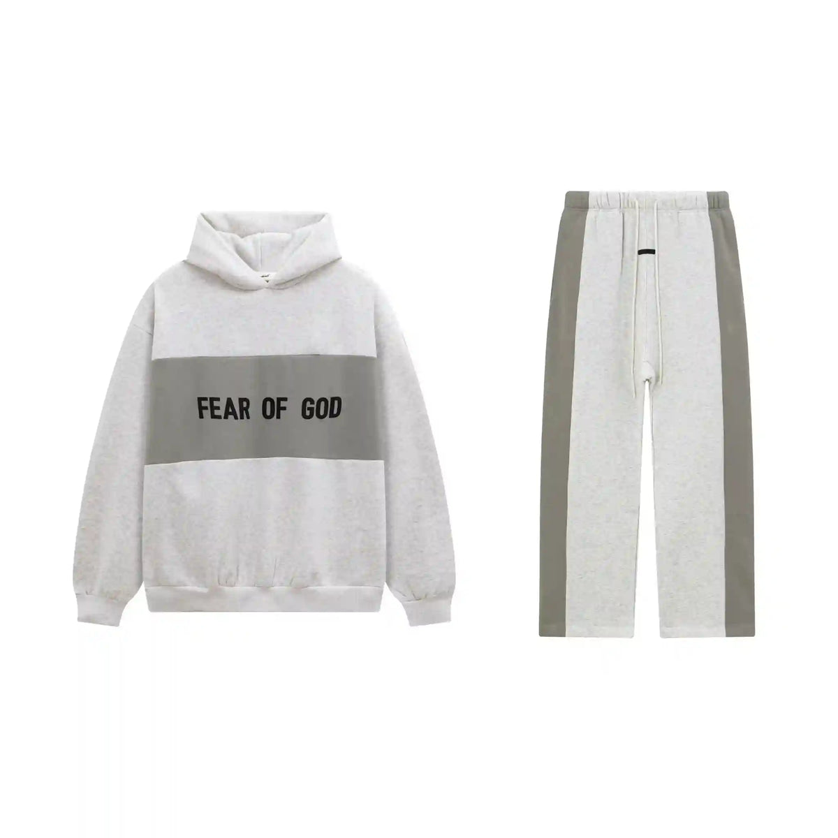Essentials Tracksuit Pullover in Light Heathered Oatmeal
