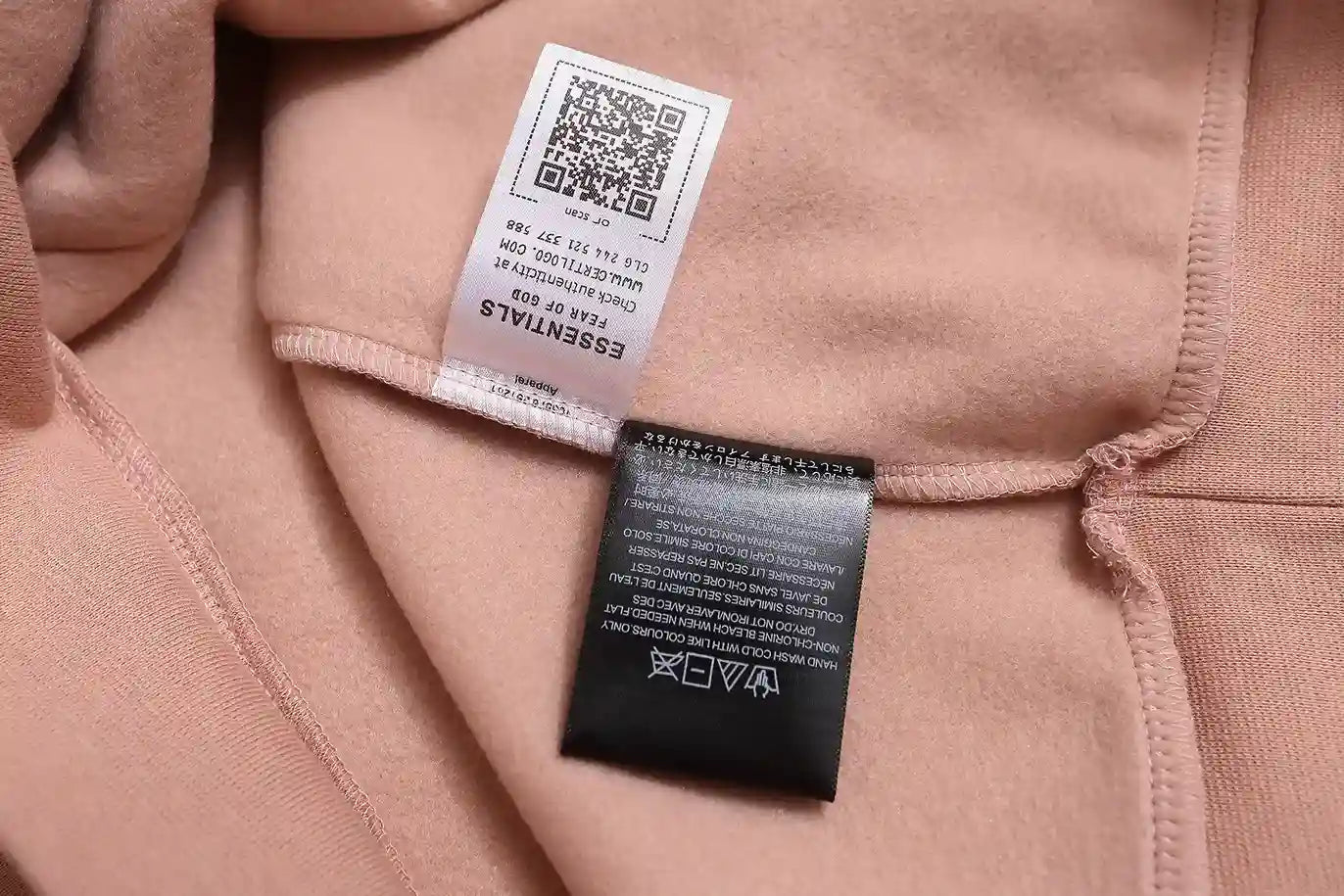 Fear of God ESSENTIALS Pink Hoodie