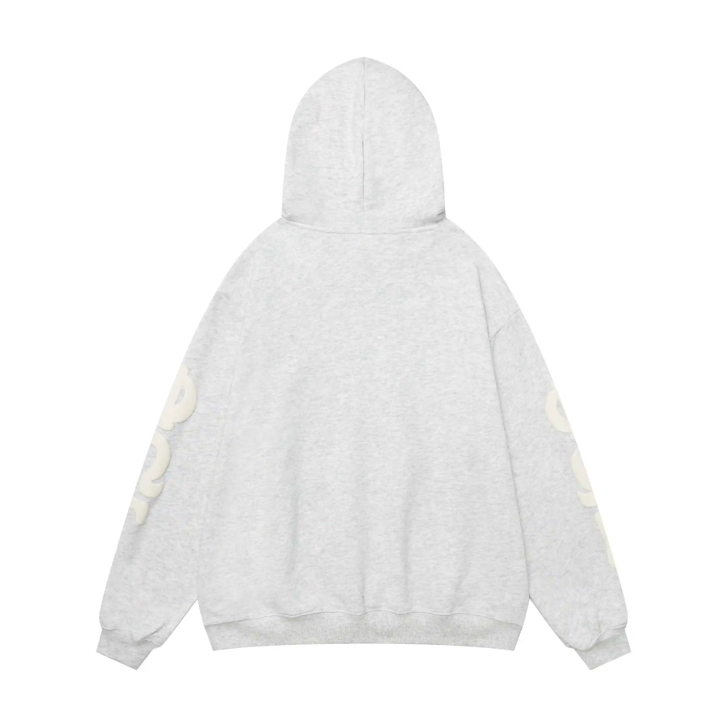 Fear of God Essentials Heather Grey Hoodie | Textured Heathered Grey Pullover Hoodie