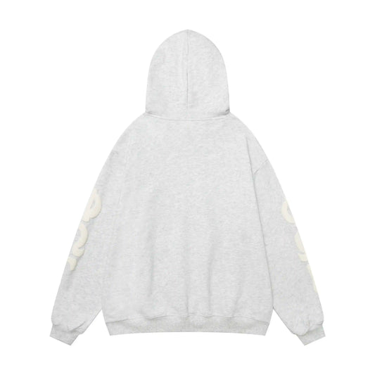 Fear of God Essentials Heather Grey Hoodie | Textured Heathered Grey Pullover Hoodie