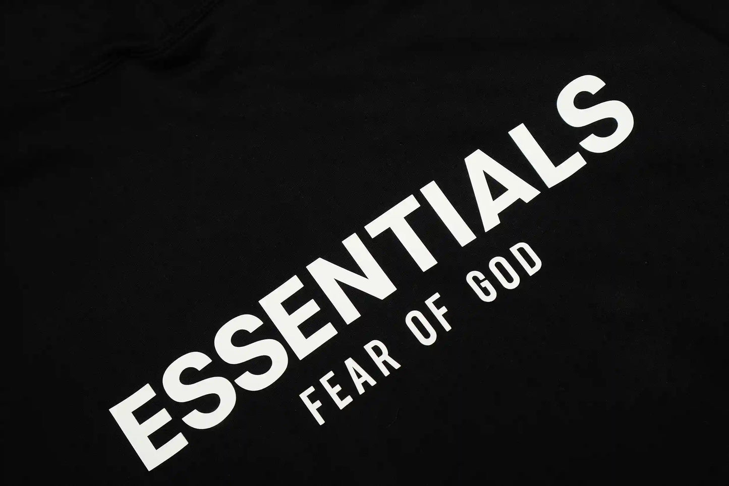 Fear of God ESSENTIALS Black Hoodie Essential