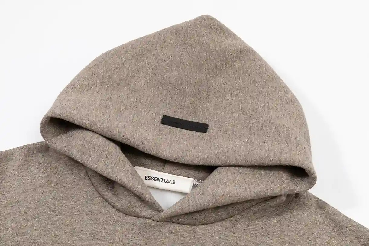 Fear of God Essentials Heather Gray Hoodie | Classic Grey Essentials Hoodie