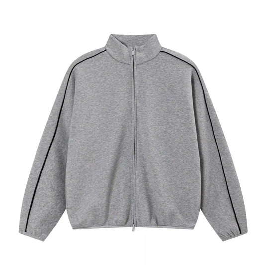 Fear of God ESSENTIALS Cloudy Gray Modern Fleece Track Jacket