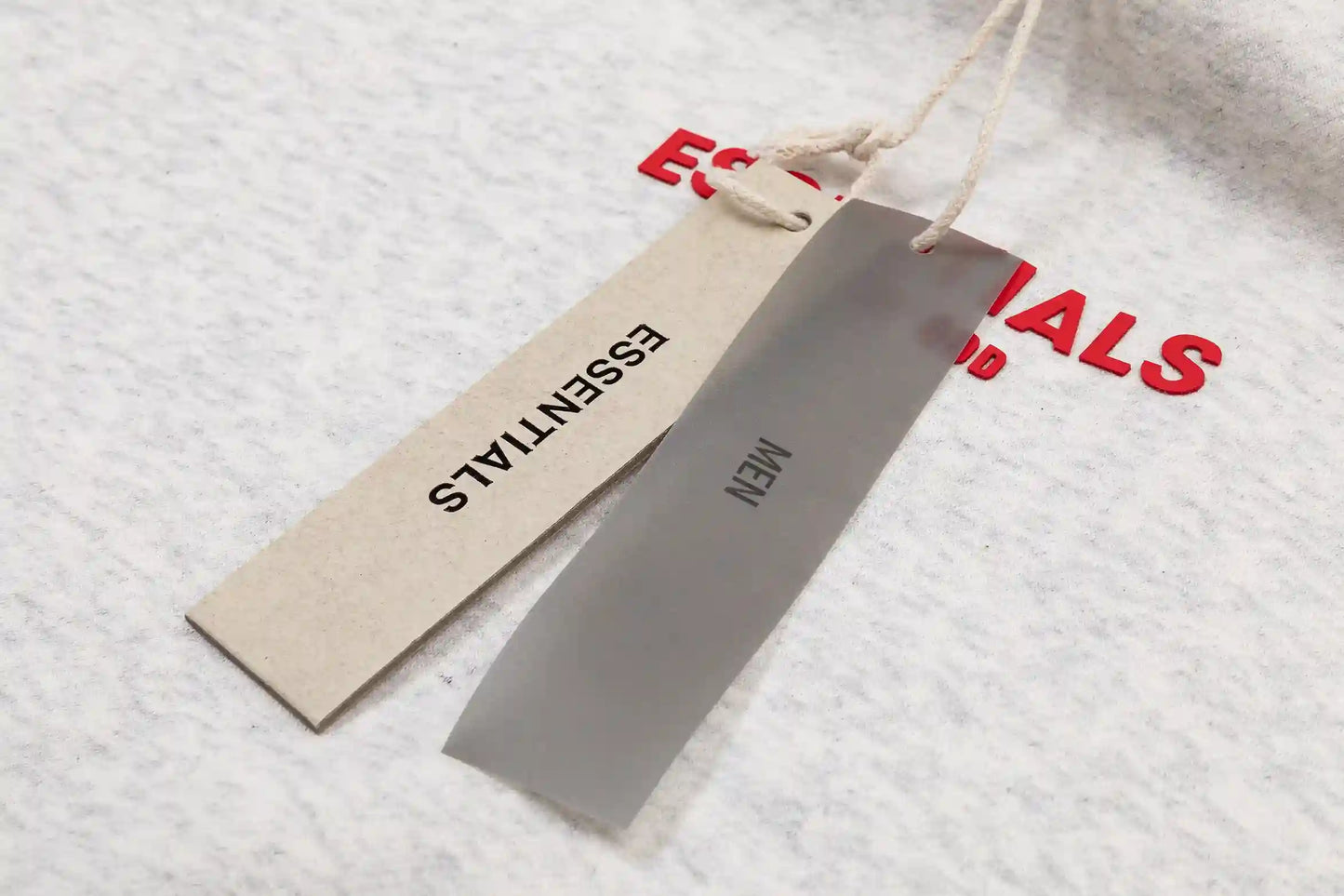 Fear of God ESSENTIALS Light Heathered Oatmeal Hoodie