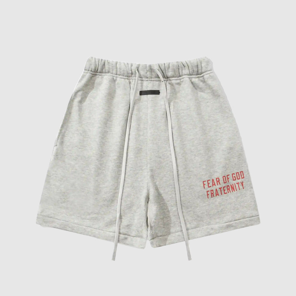Essentials Clothing Light Heather Oatmeal Short