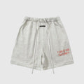 Essentials wood lounge shorts by Fear of God hem detail lounge day