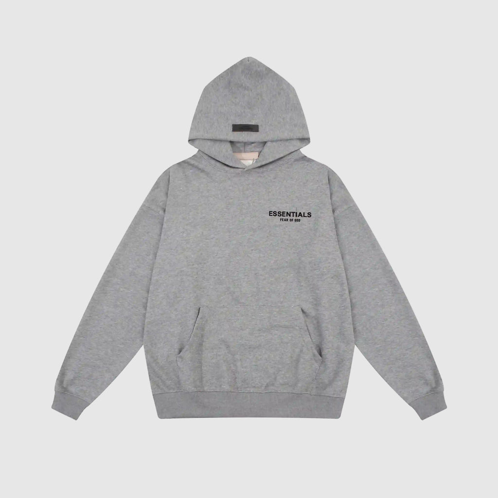 ESSENTIALS Clothing Dark Heather Oatmeal Hoodie