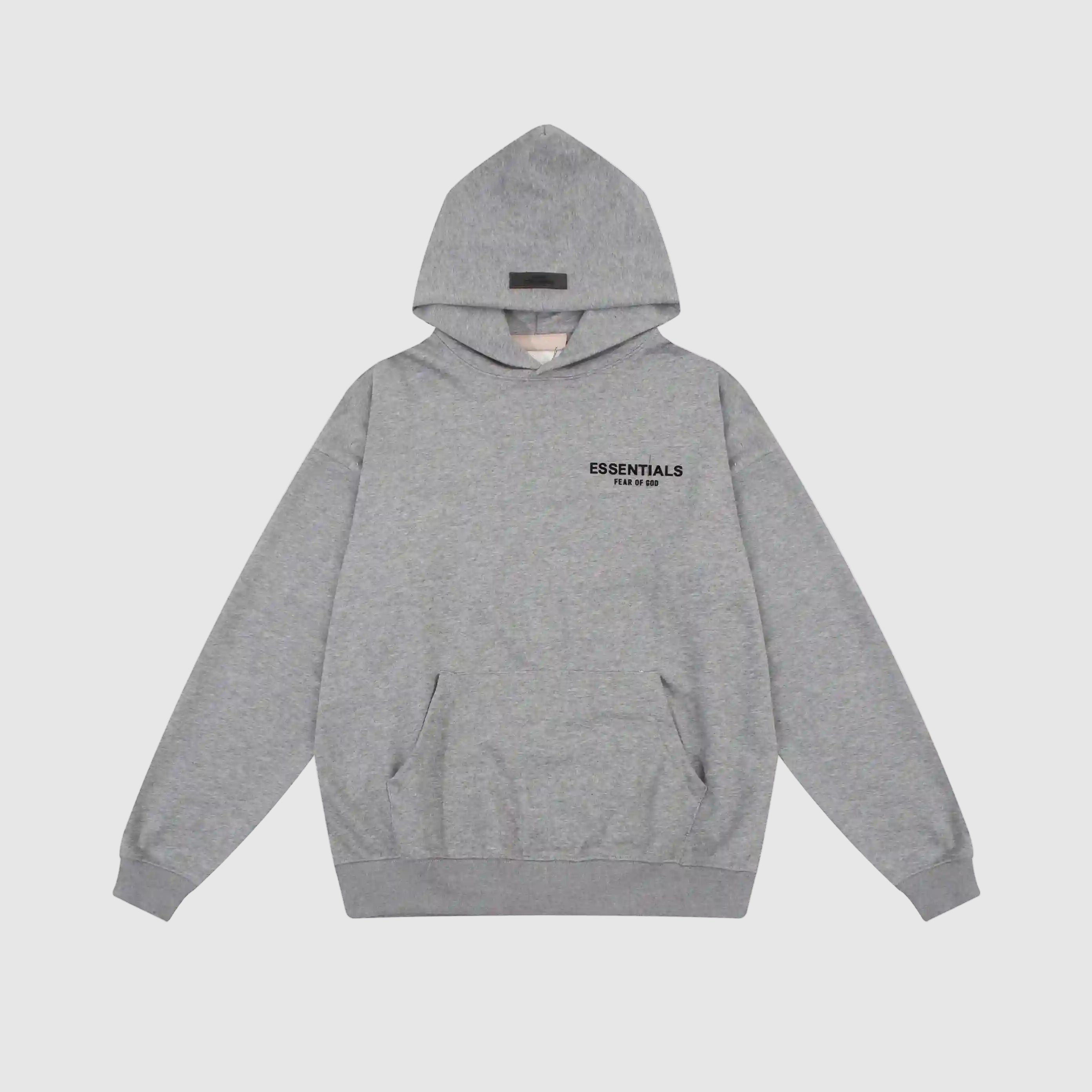 ESSENTIALS Clothing Dark Heather Oatmeal Hoodie