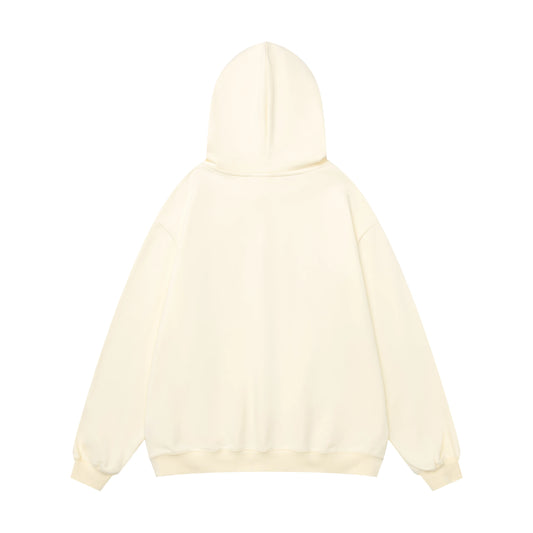 Fear of God Essentials Ivory White Hoodie | Warm Off-White Pullover Essentials Hoodie
