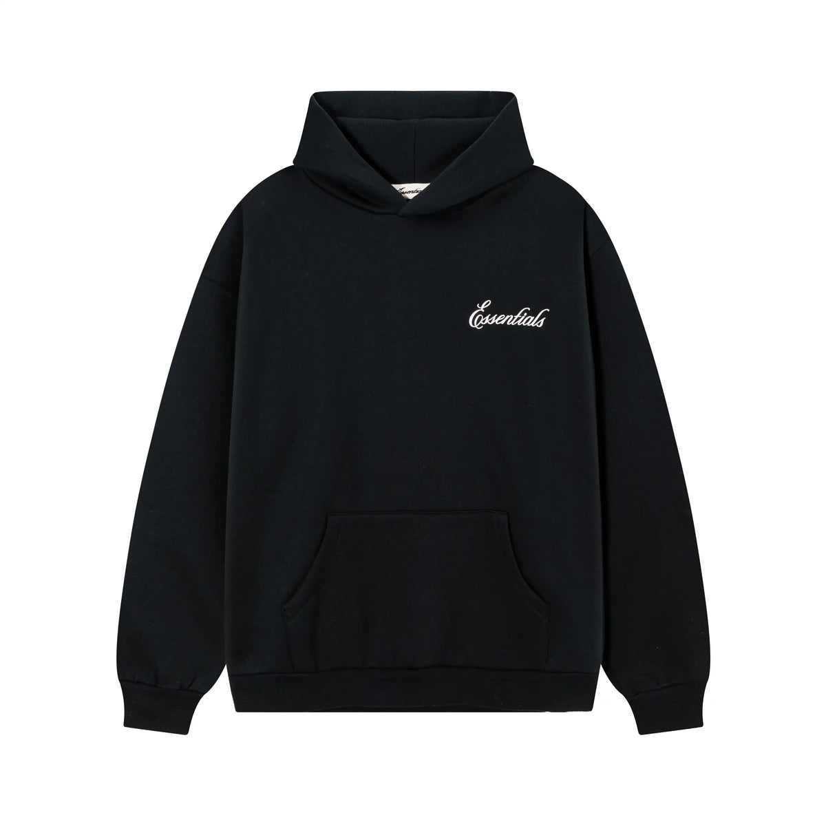 Black Essentials Tracksuit Pullover