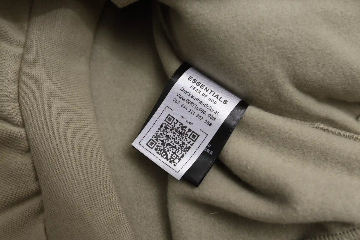 Fear of God Essentials Hoodie – Light Sand Dune