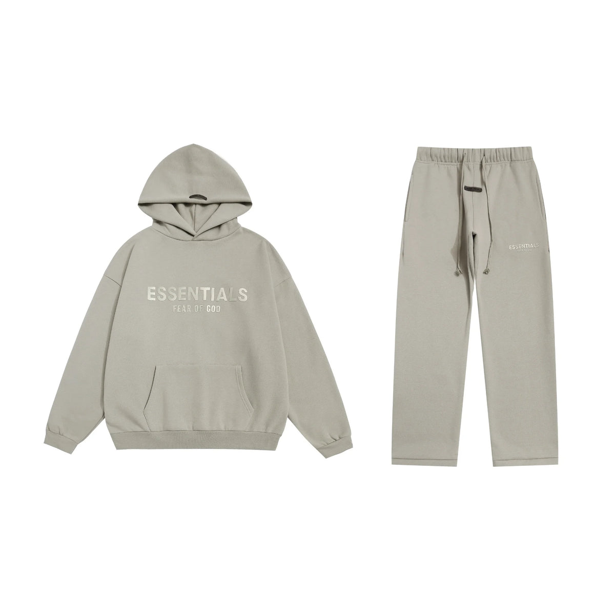 Cement Gray Essentials Tracksuit Pullover