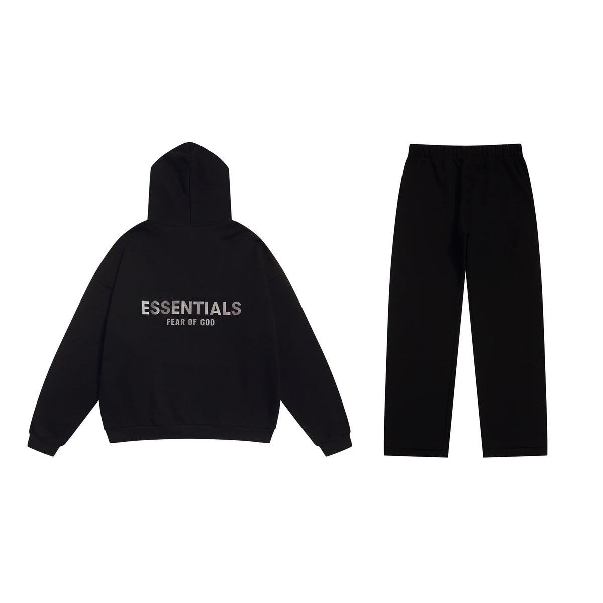Black Essentials Tracksuit Pullover