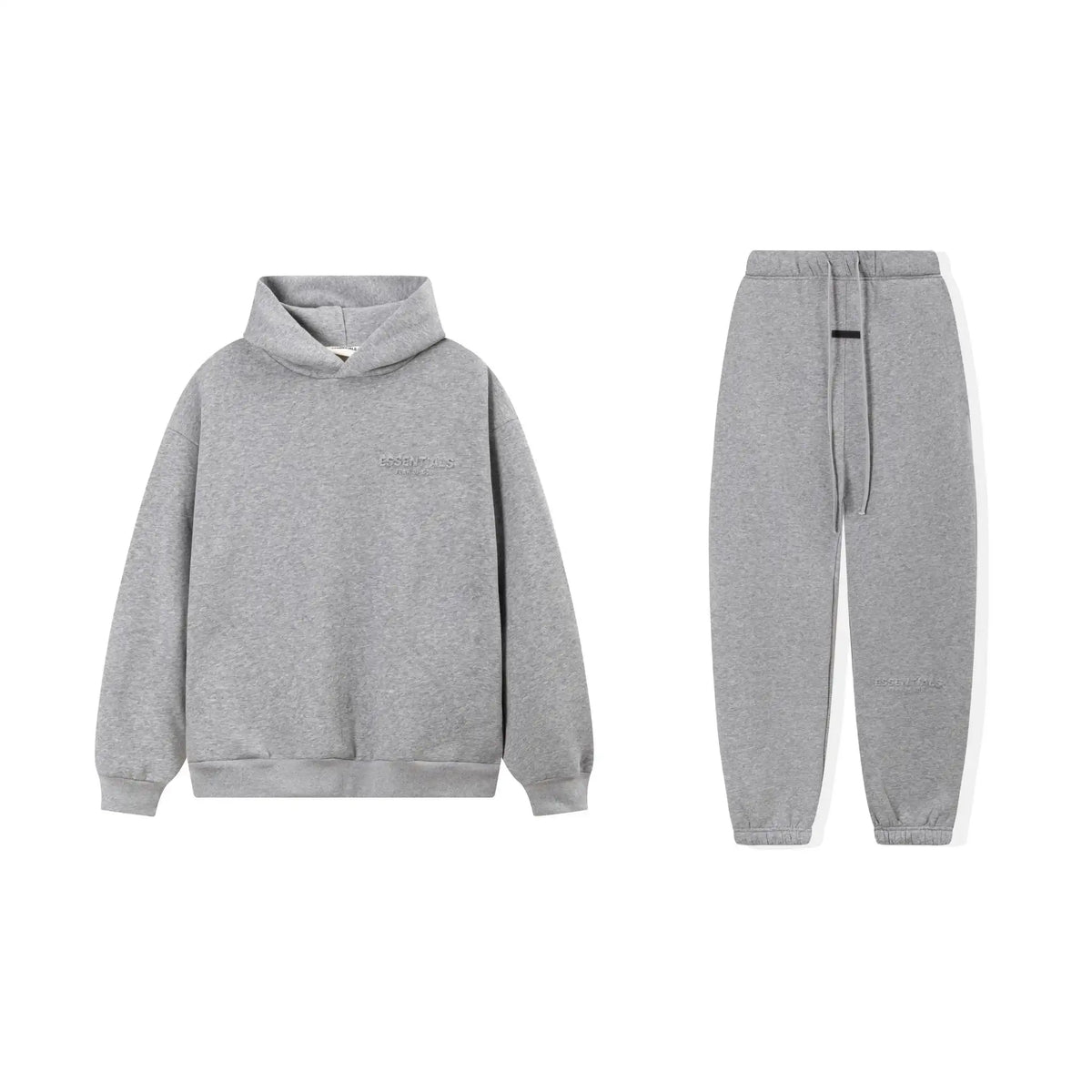 Cloudy Gray Essentials Tracksuit Pullover