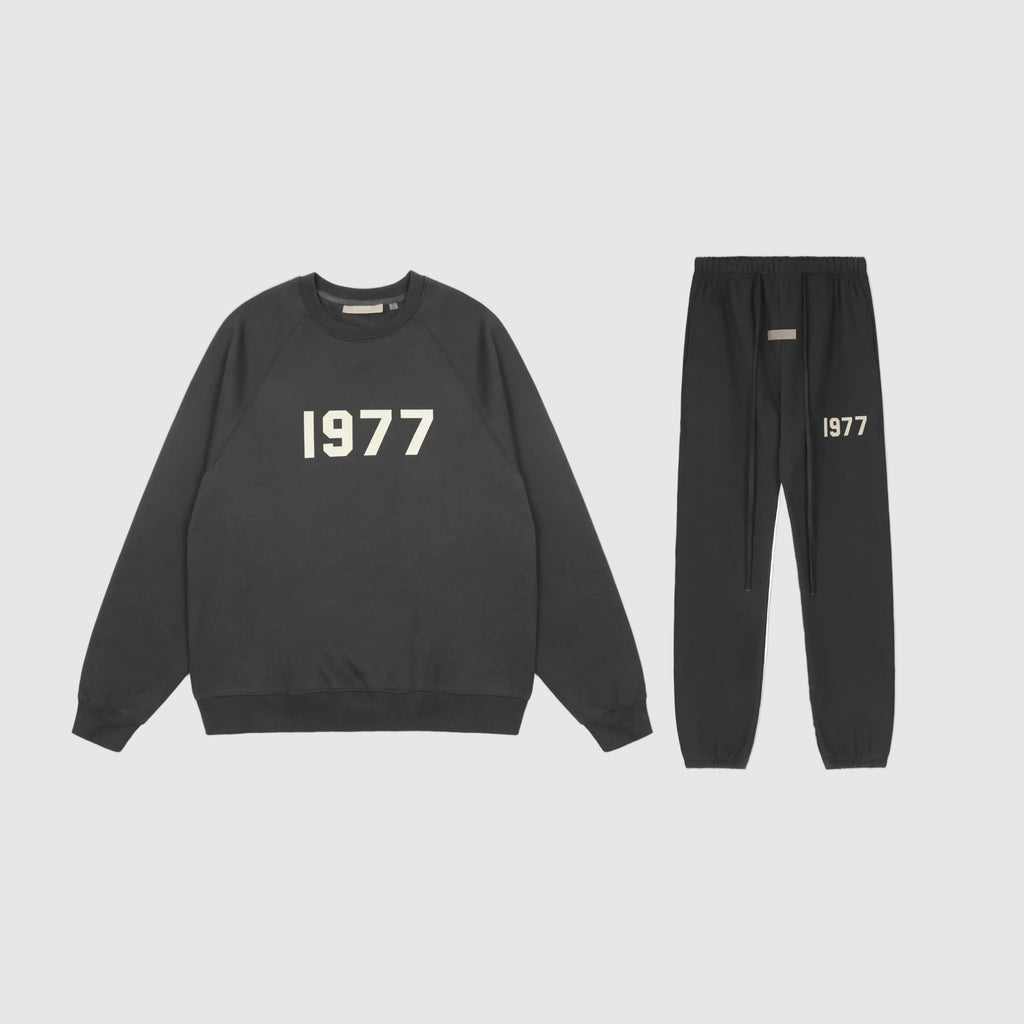 Essentials-Clothing-fear-of-god-black-tracksuit-jumper-set