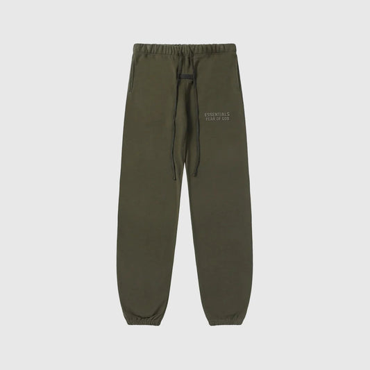 Premium fleece fabric detail on hemlock sweatpants by Fear of God