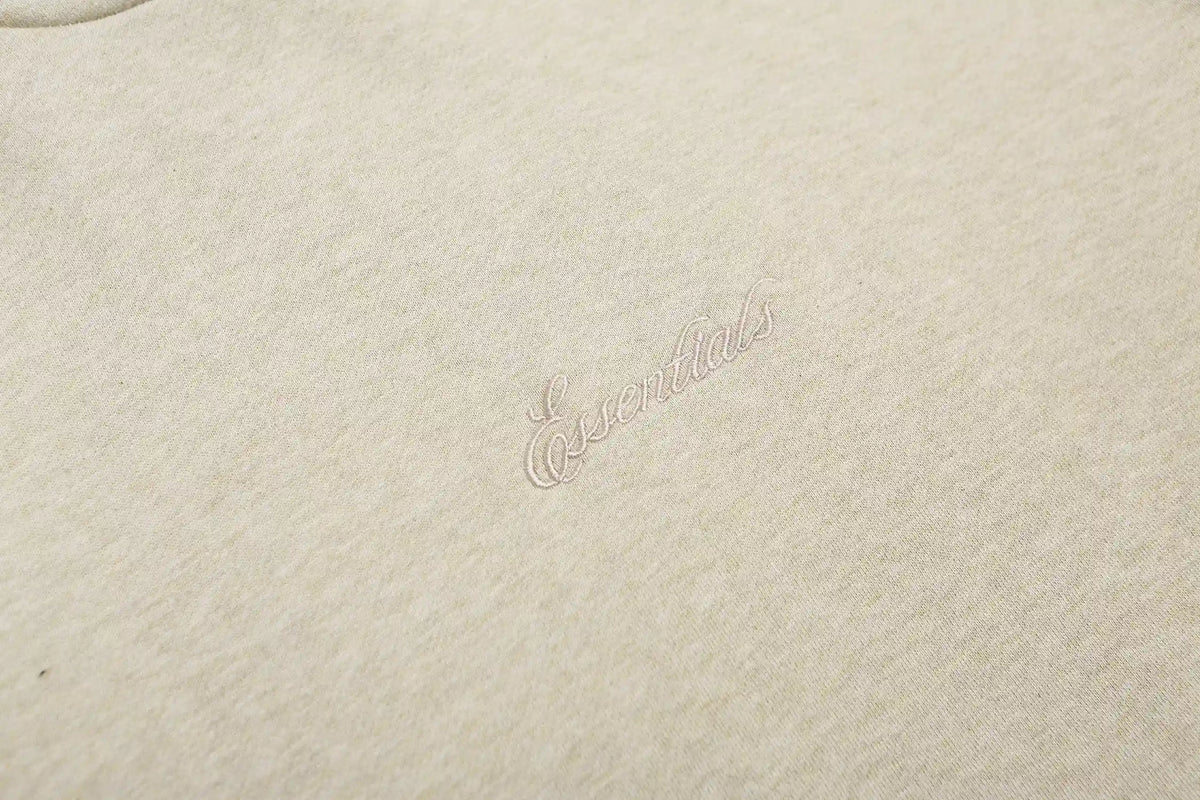 Essentials Hoodie in Ivory White | Relaxed Fleece