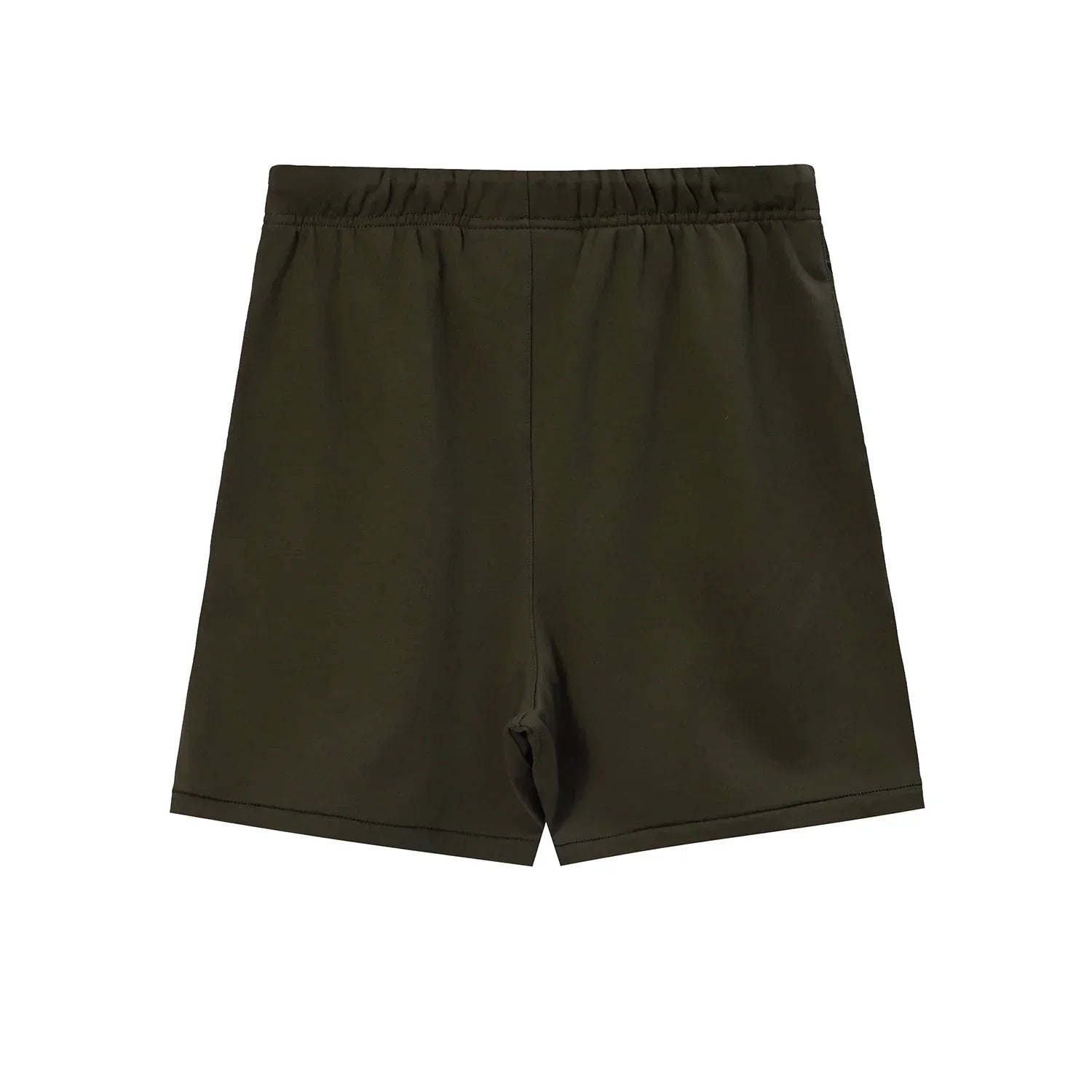 Fear of God Essentials Hemlock fleece shorts relaxed fit side view