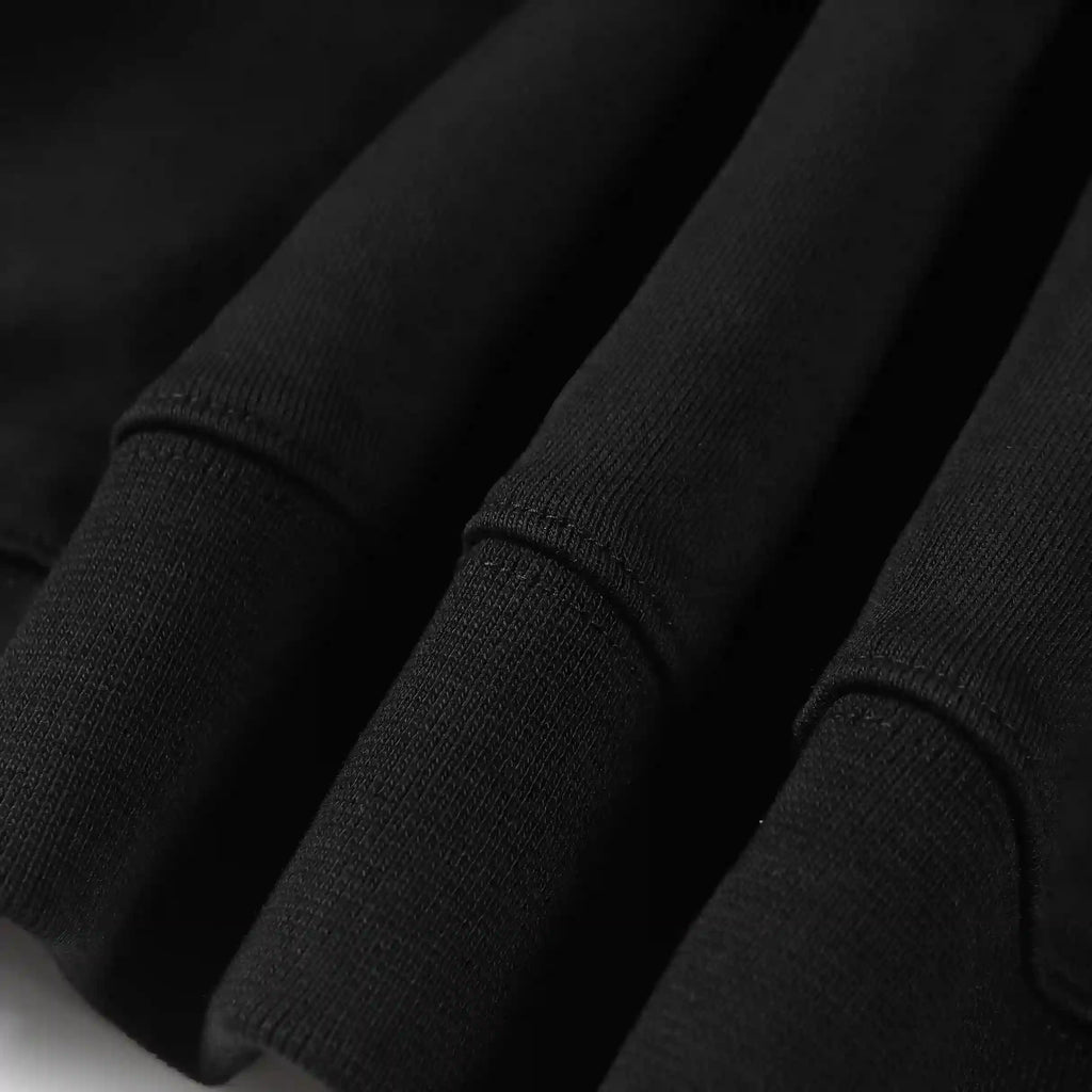 ESSENTIALS Clothing Black Zip Fleece Hoodie