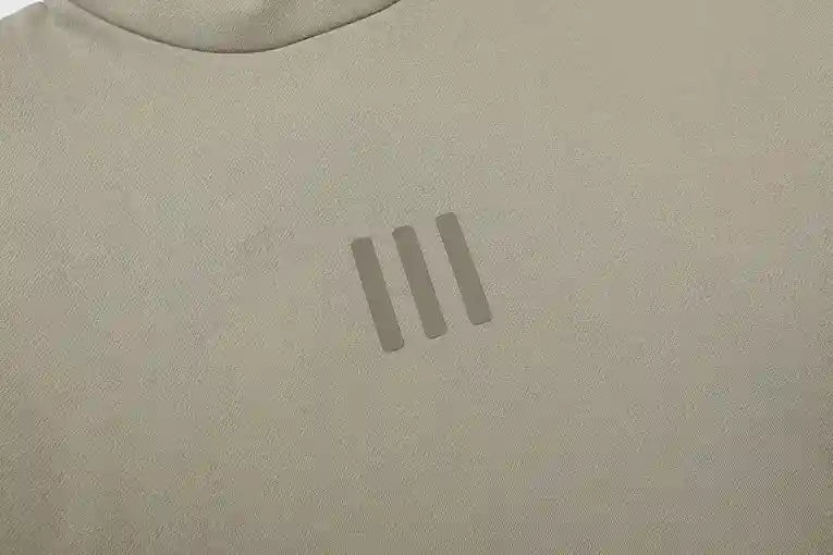 Fear of God Essentials cement hoodie hood label detail