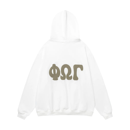 Fear of God Essentials White Hoodie | Clean White Pullover Essentials Hoodie
