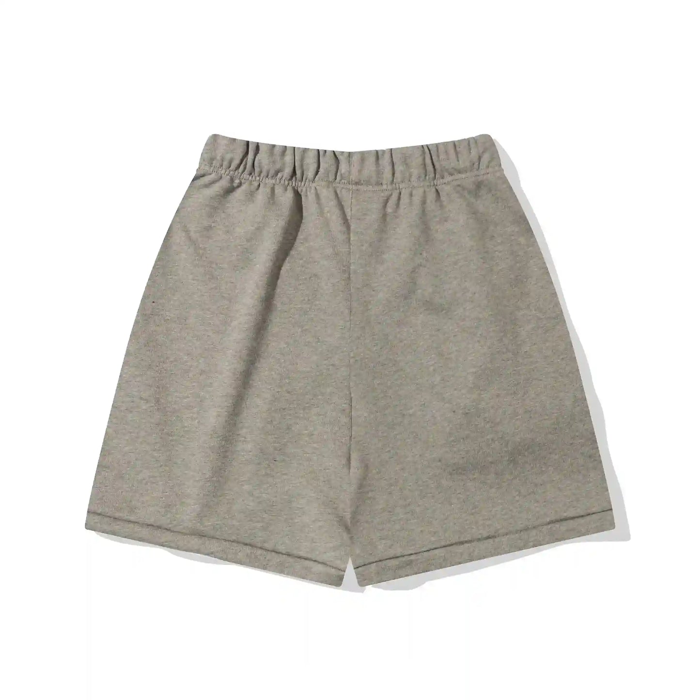 Fear of God Essentials Sandrift fleece shorts relaxed fit side view