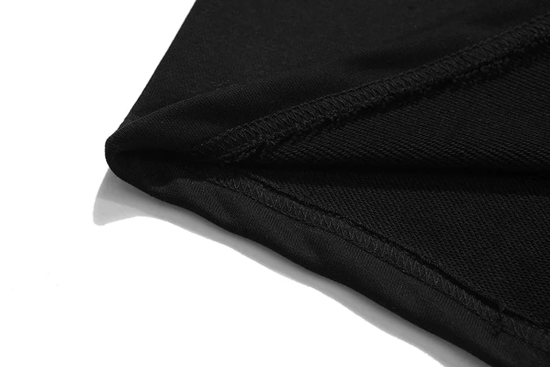 Essentials Black fleece shorts back view – Fear of God